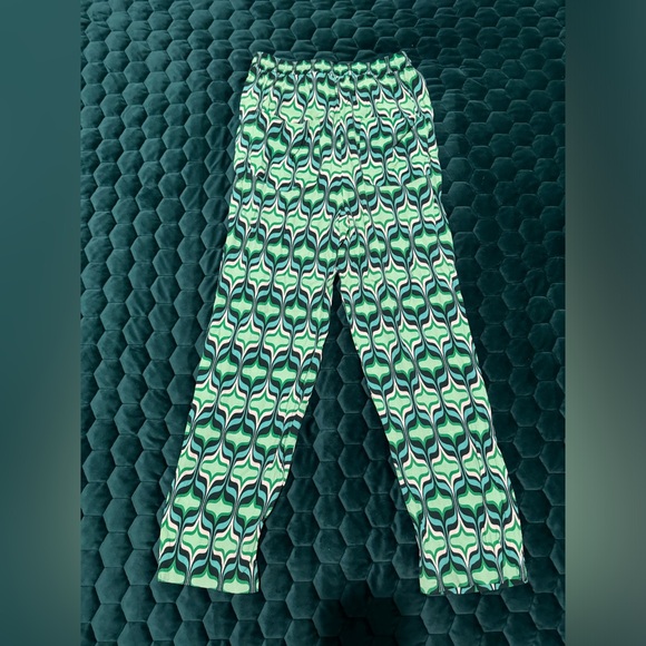 Zara Multicolored Print Pajama Style Pant - Picture 7 of 9